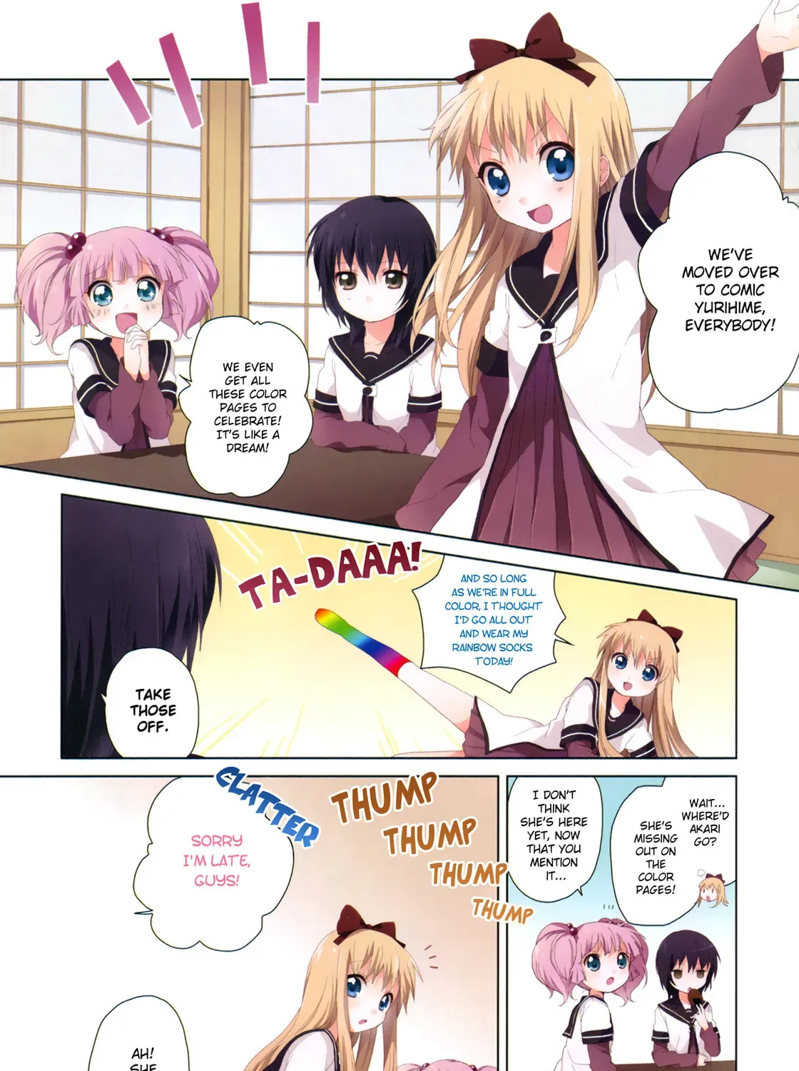 Read Yuruyuri (Colored) chapter 4.4 image 8 on Lezhin