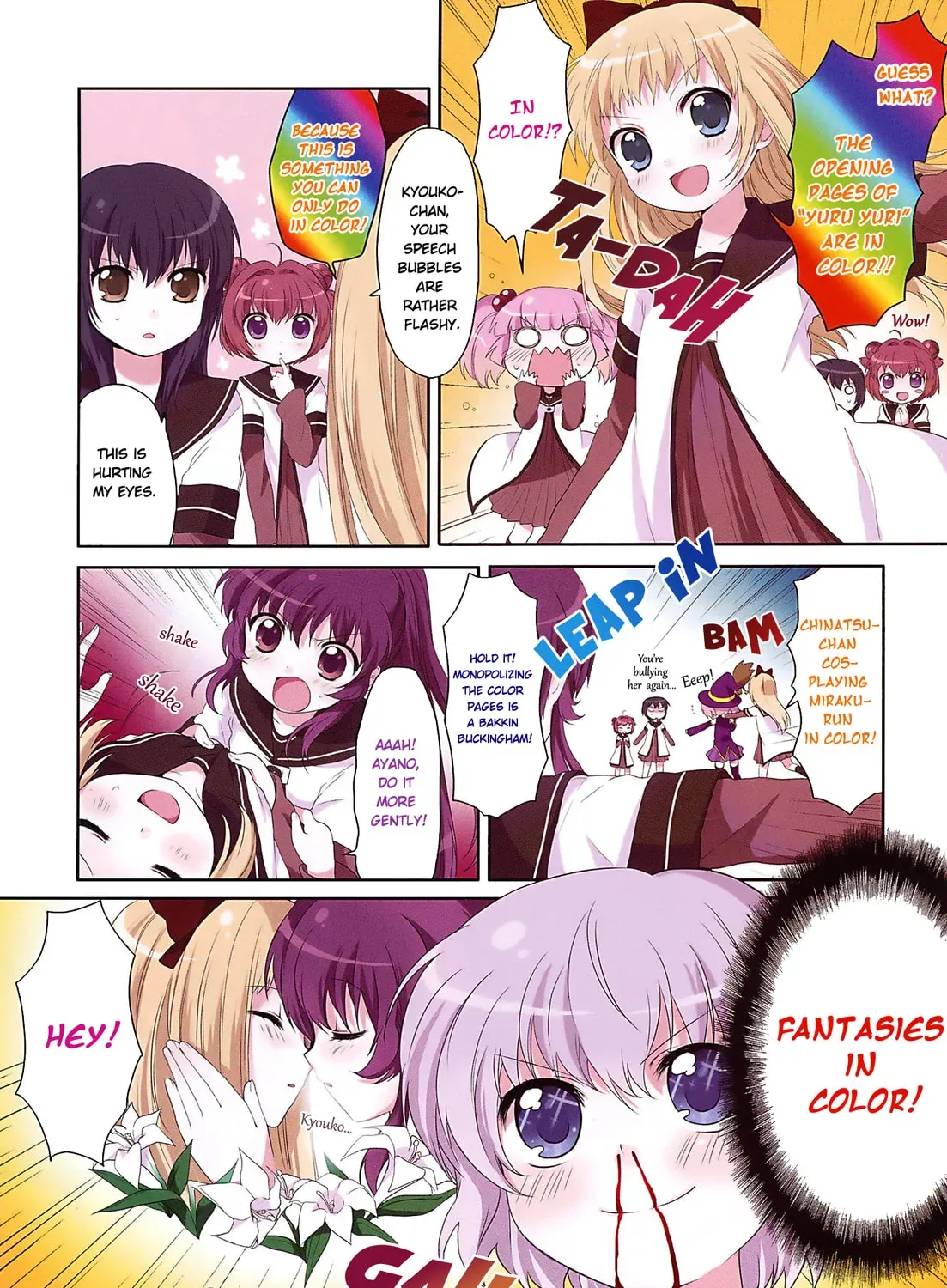Read Yuruyuri (Colored) chapter 6.1 image 0 on Lezhin