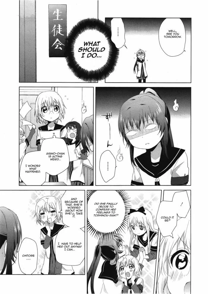 Read Yuruyuri (Colored) chapter 64 image 4 on Lezhin