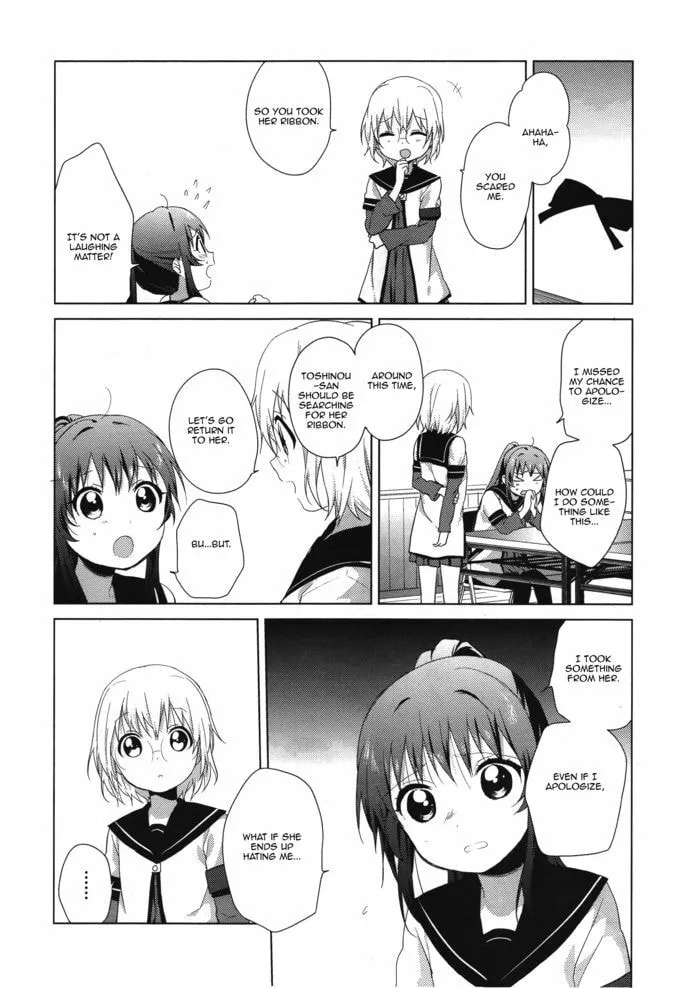 Read Yuruyuri (Colored) chapter 64 image 7 on Lezhin