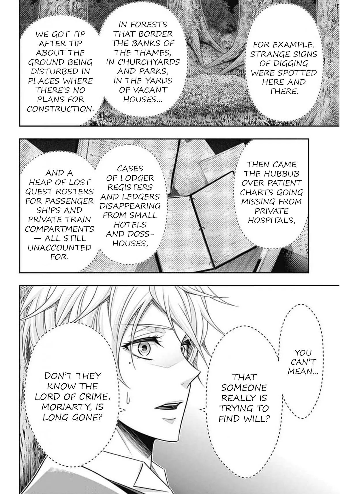 Read Yuukoku no Moriarty chapter 95 image 12 on Lezhin