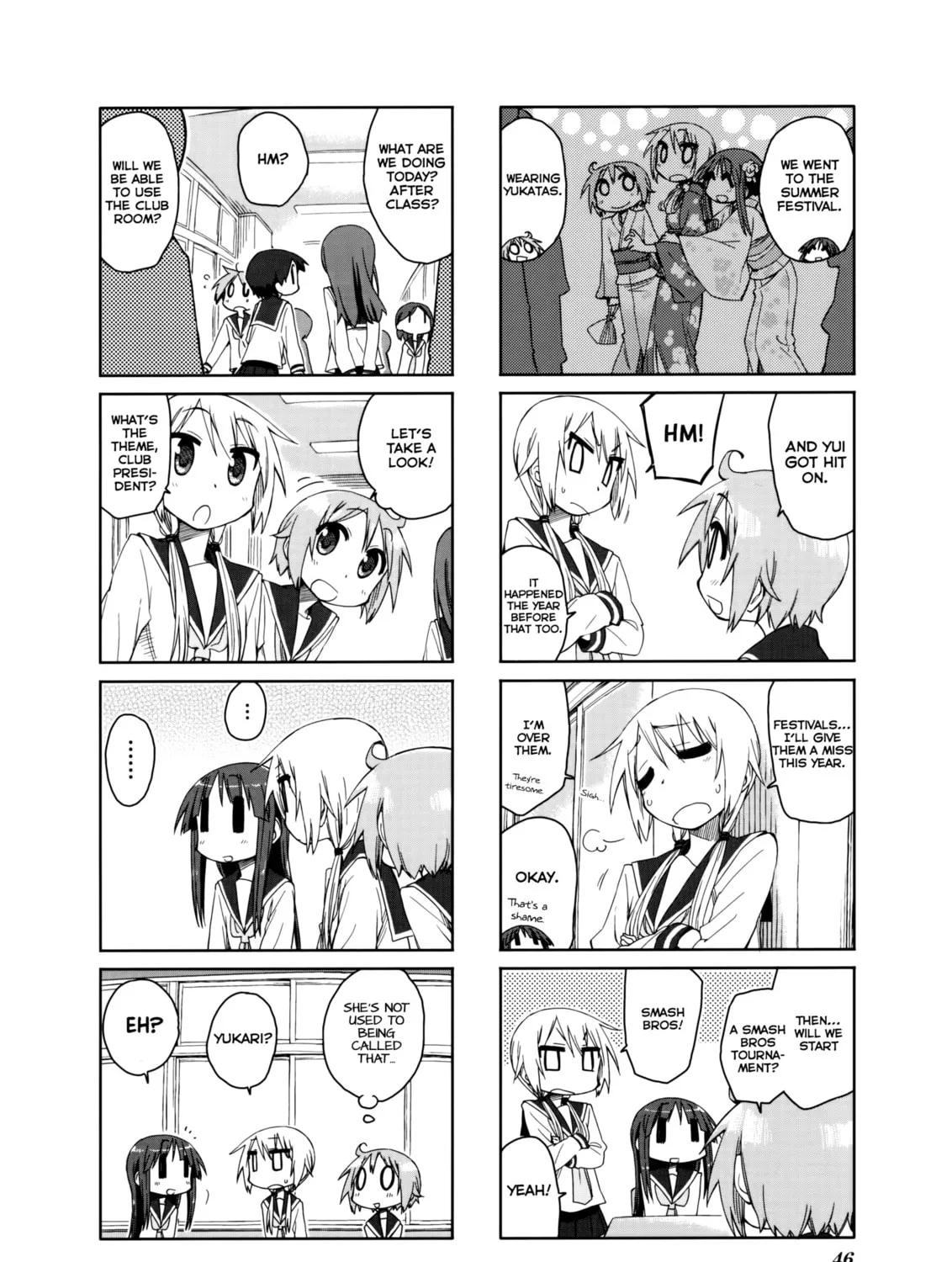Read Yuyushiki chapter 35 image 8 on Lezhin