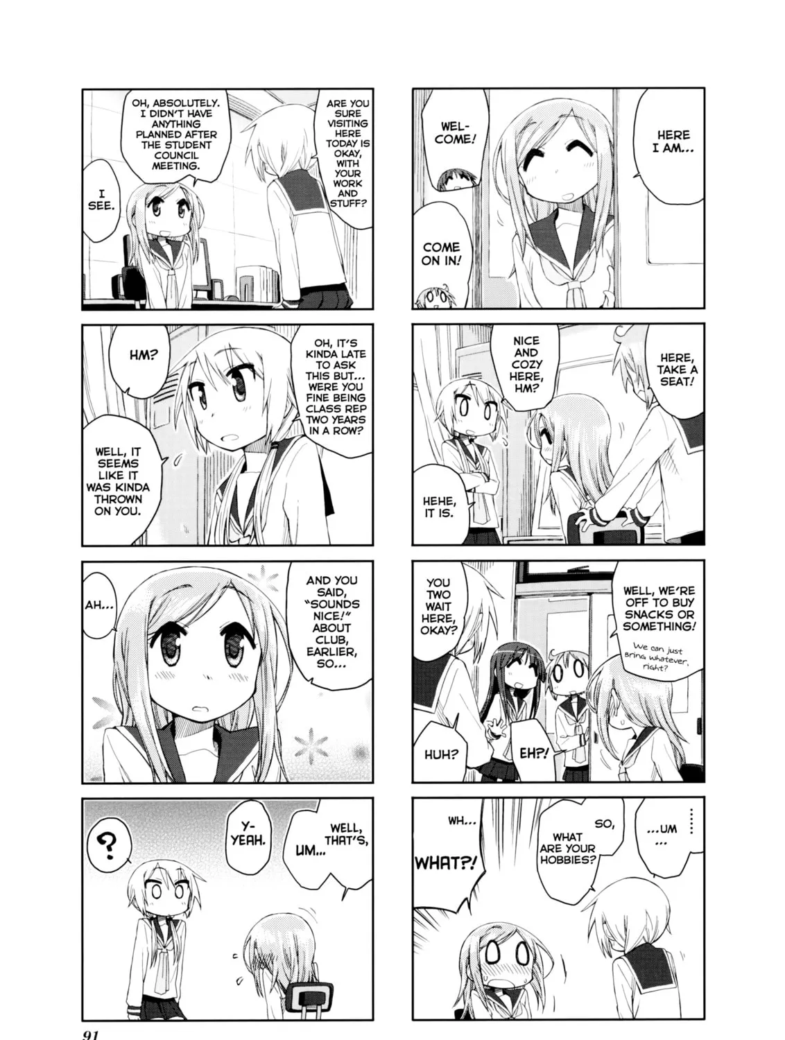 Read Yuyushiki chapter 40 image 14 on Lezhin