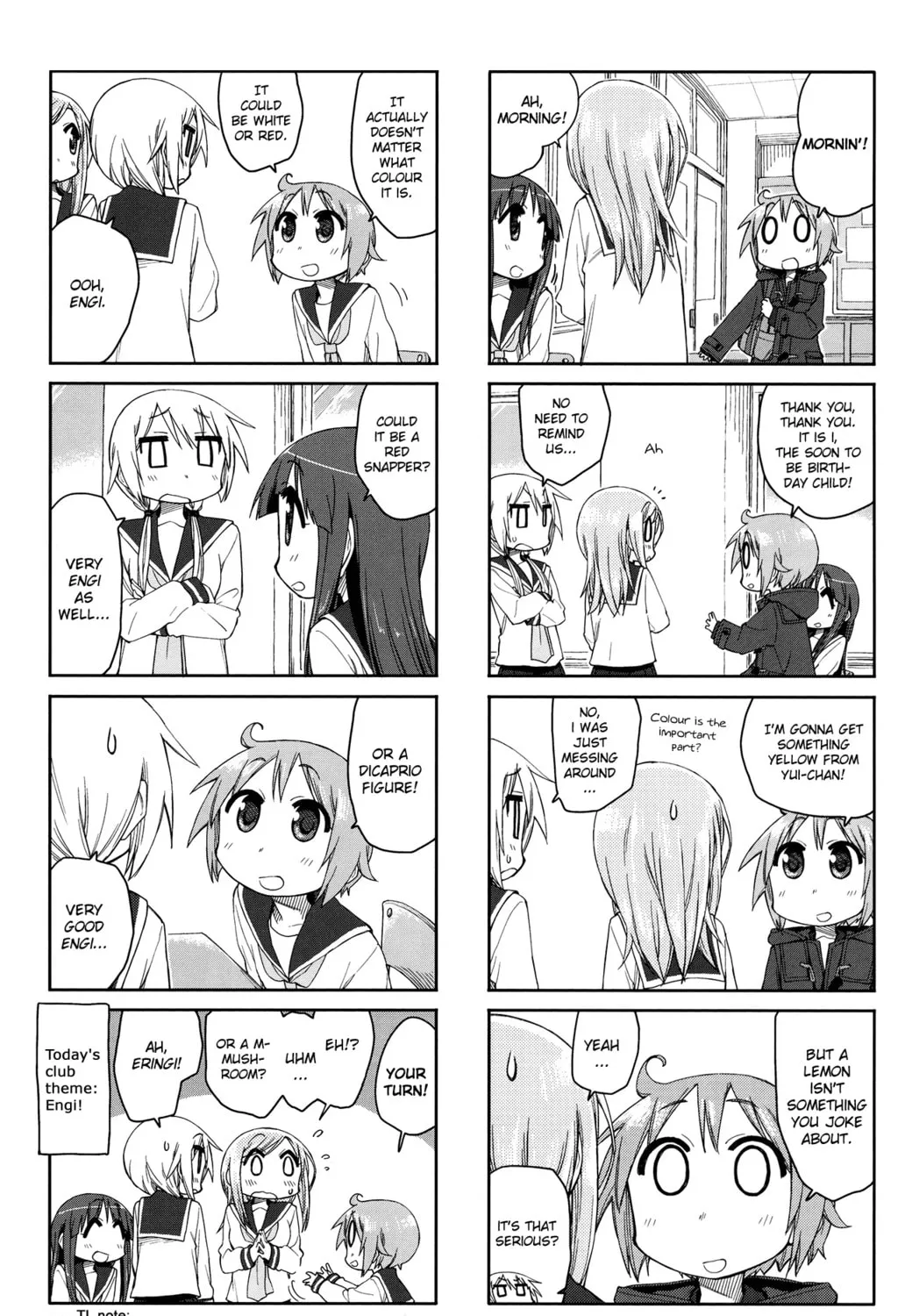 Read Yuyushiki chapter 47 image 8 on Lezhin