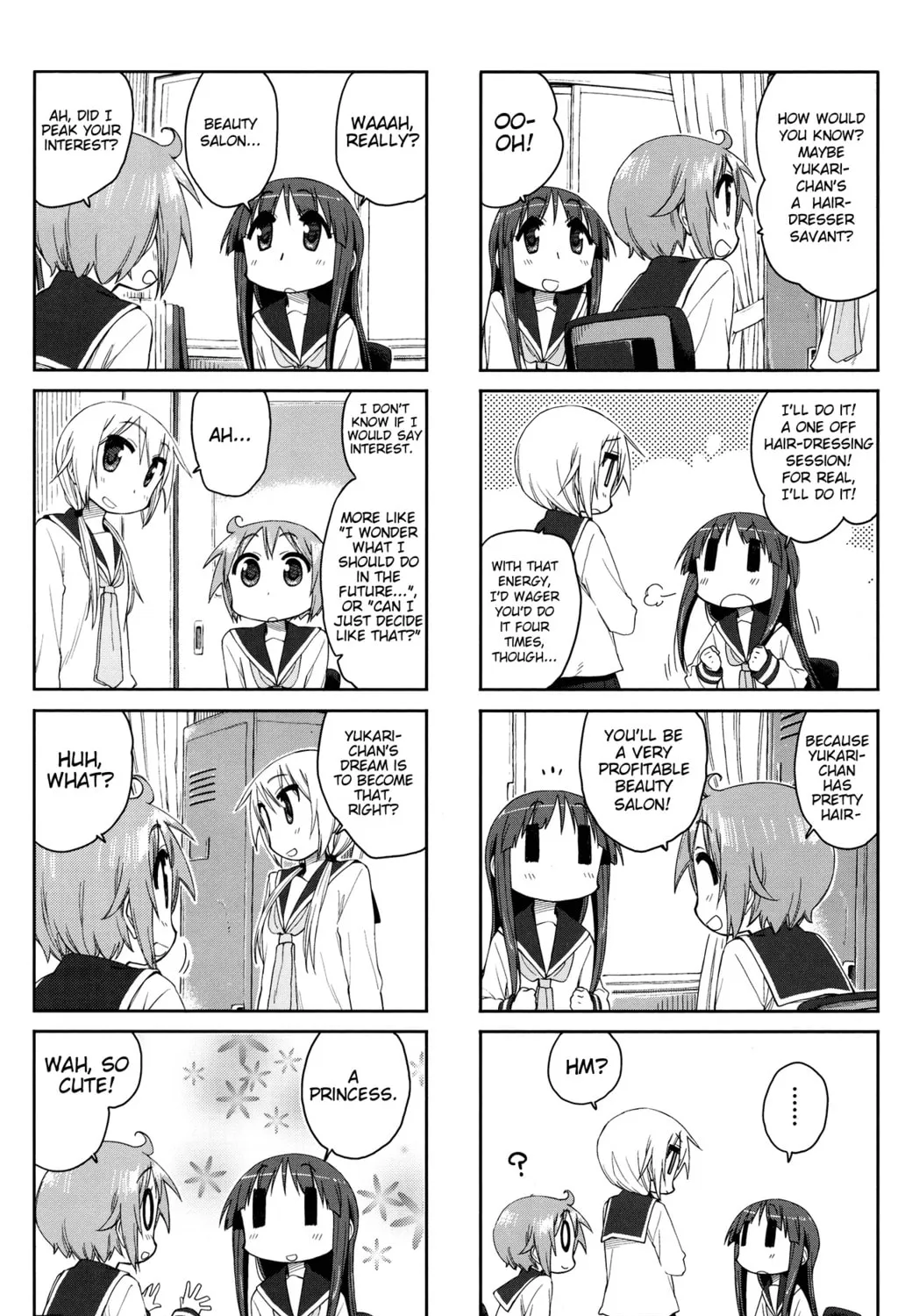 Read Yuyushiki chapter 49 image 8 on Lezhin