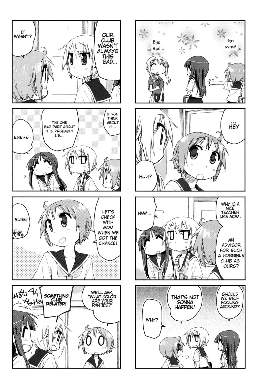 Read Yuyushiki chapter 50 image 6 on Lezhin