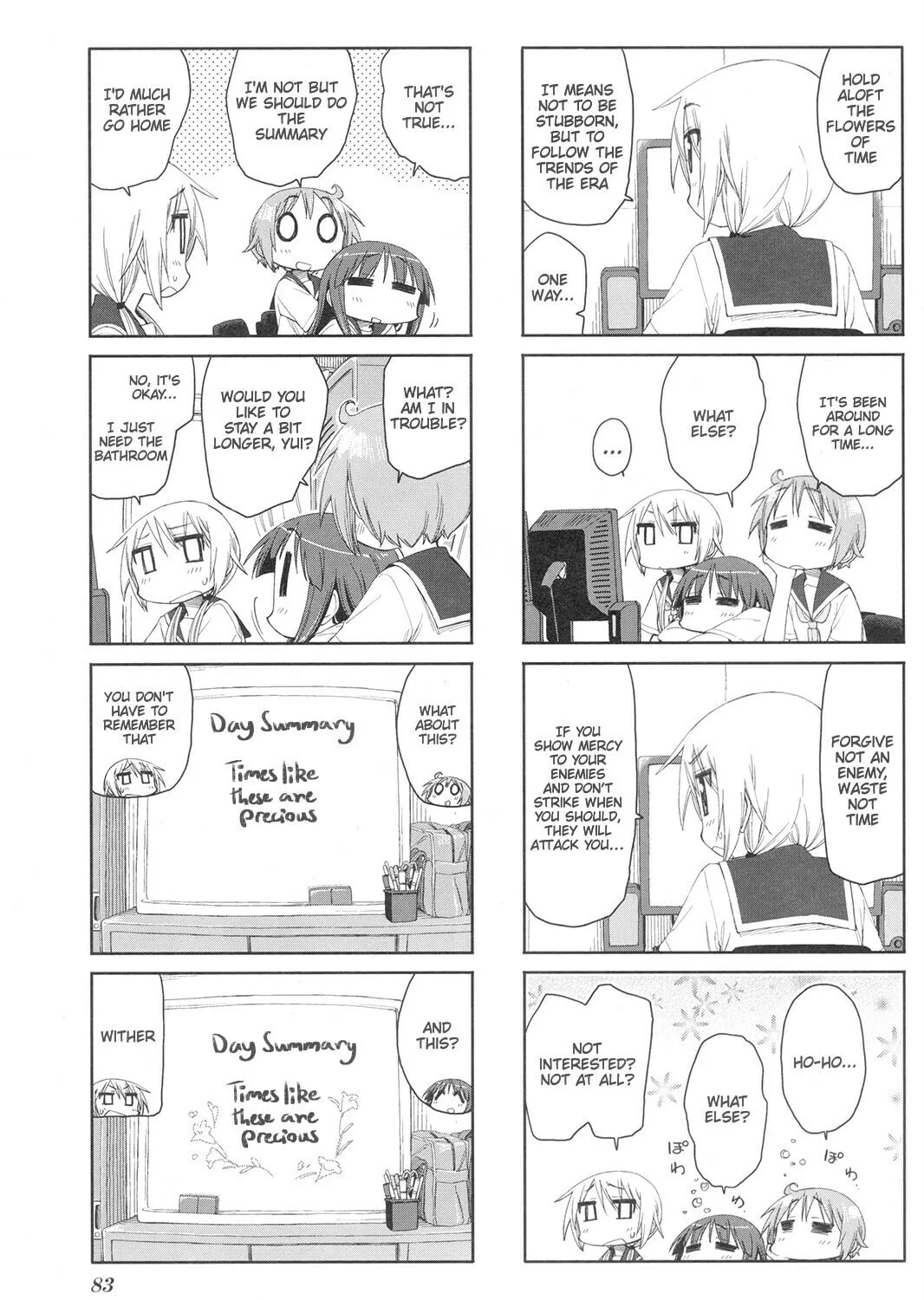 Read Yuyushiki chapter 53 image 14 on Lezhin