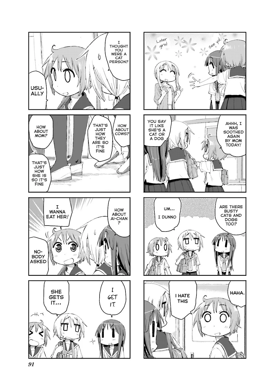 Read Yuyushiki chapter 54 image 12 on Lezhin