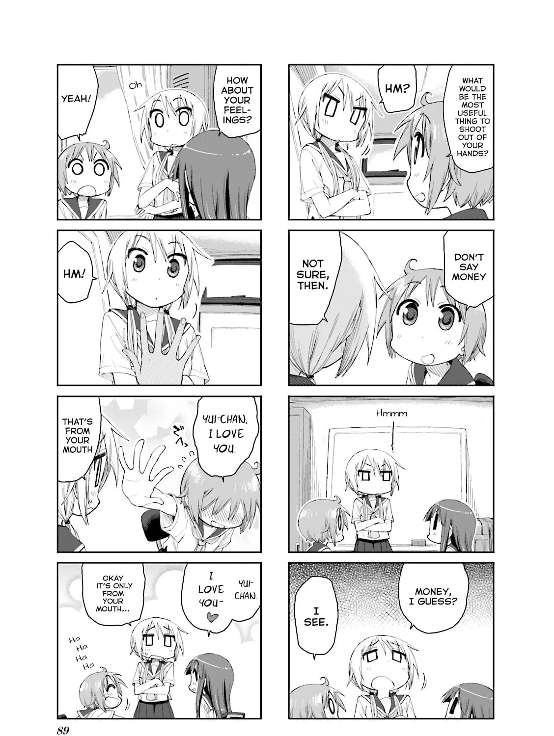 Read Yuyushiki chapter 54 image 8 on Lezhin