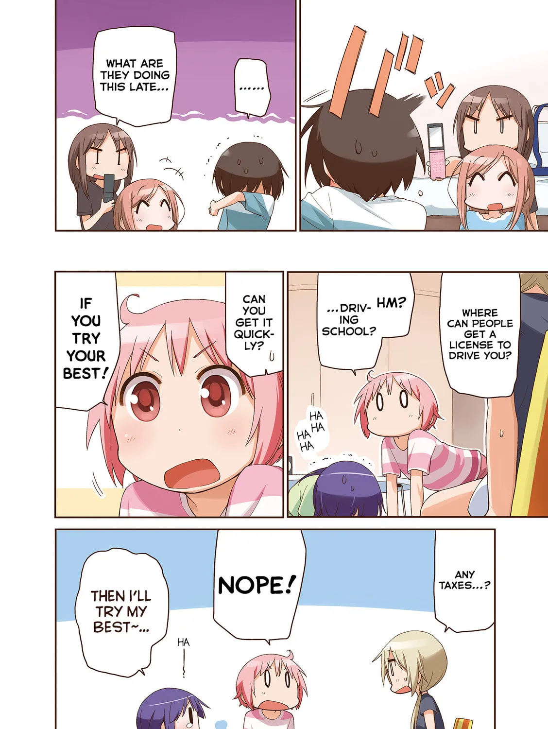 Read Yuyushiki chapter 58 image 16 on Lezhin
