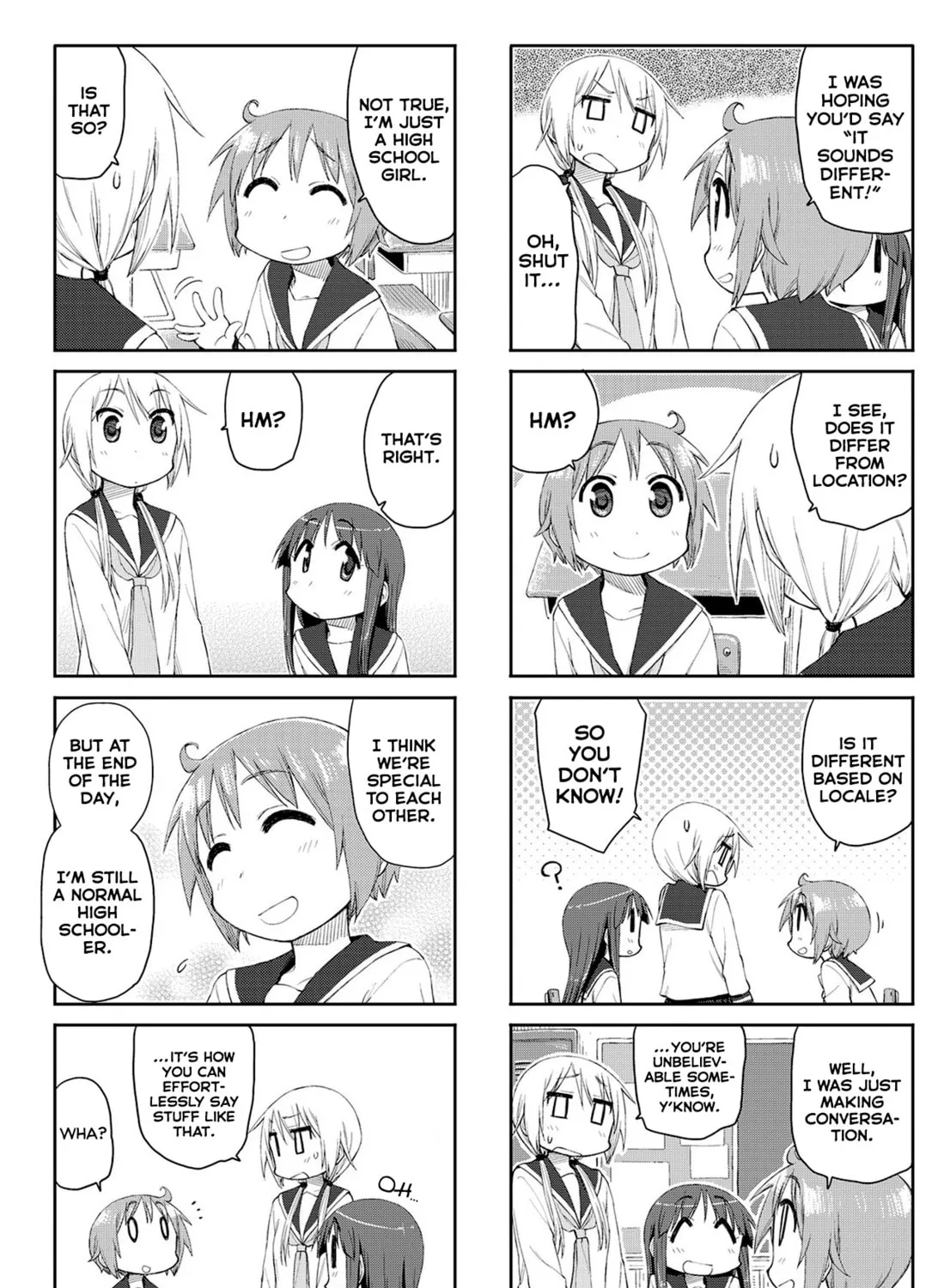 Read Yuyushiki chapter 59 image 8 on Lezhin