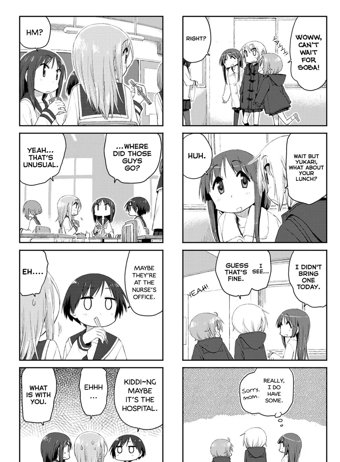 Read Yuyushiki chapter 60 image 8 on Lezhin