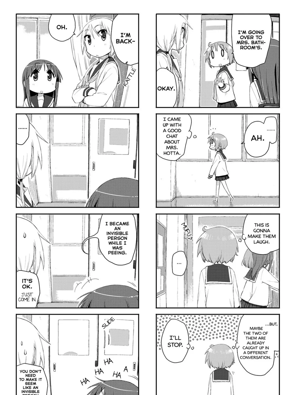 Read Yuyushiki chapter 61 image 10 on Lezhin