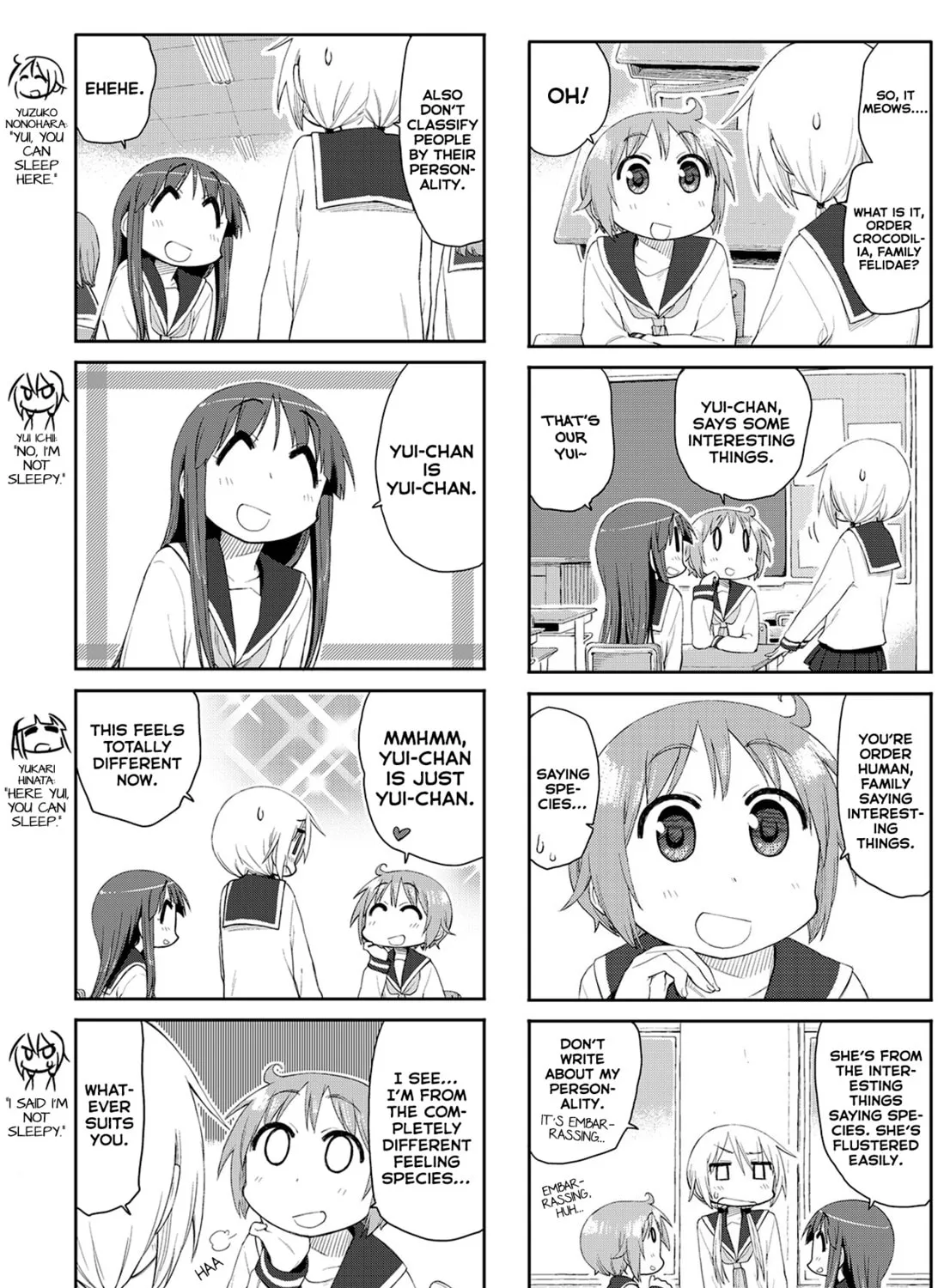 Read Yuyushiki chapter 61 image 4 on Lezhin