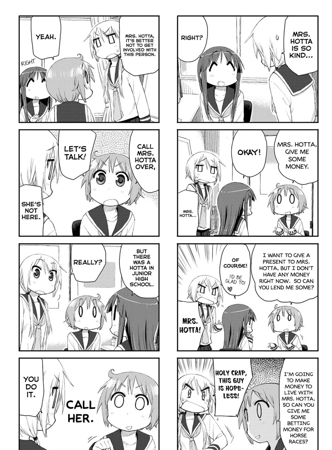Read Yuyushiki chapter 61 image 8 on Lezhin