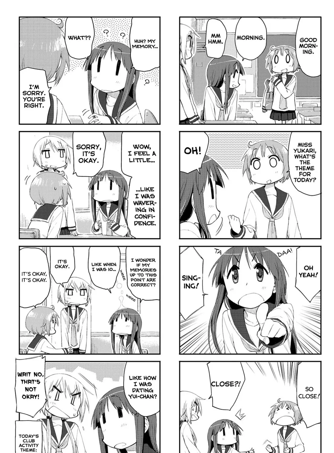 Read Yuyushiki chapter 62 image 8 on Lezhin