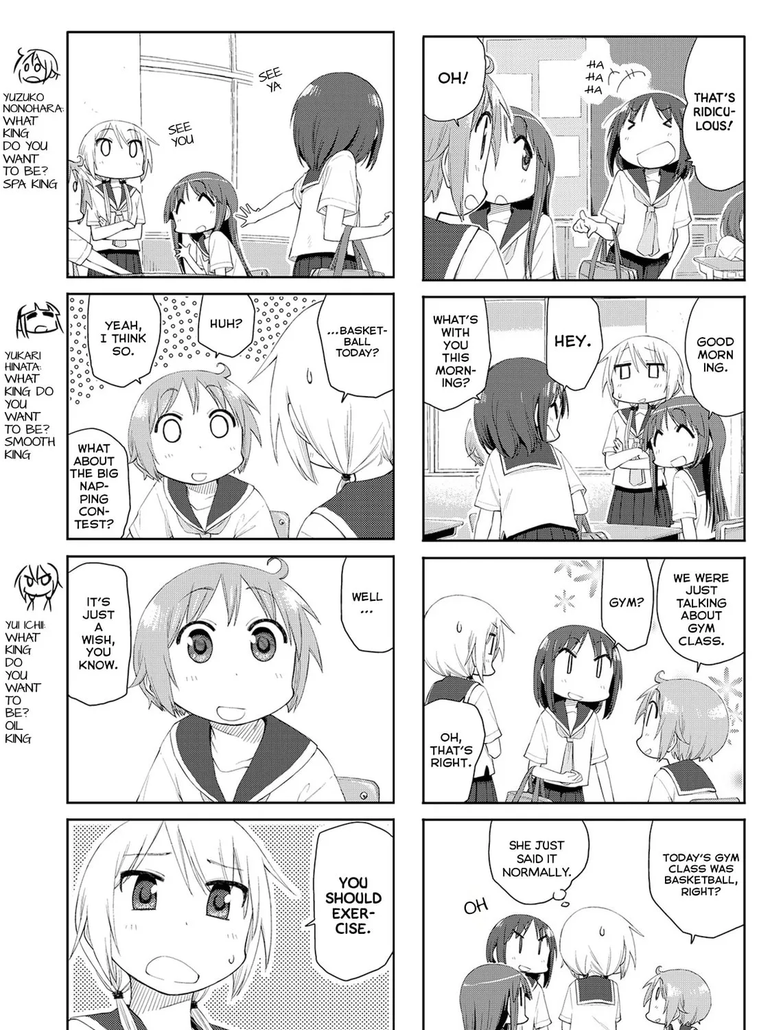 Read Yuyushiki chapter 64 image 4 on Lezhin