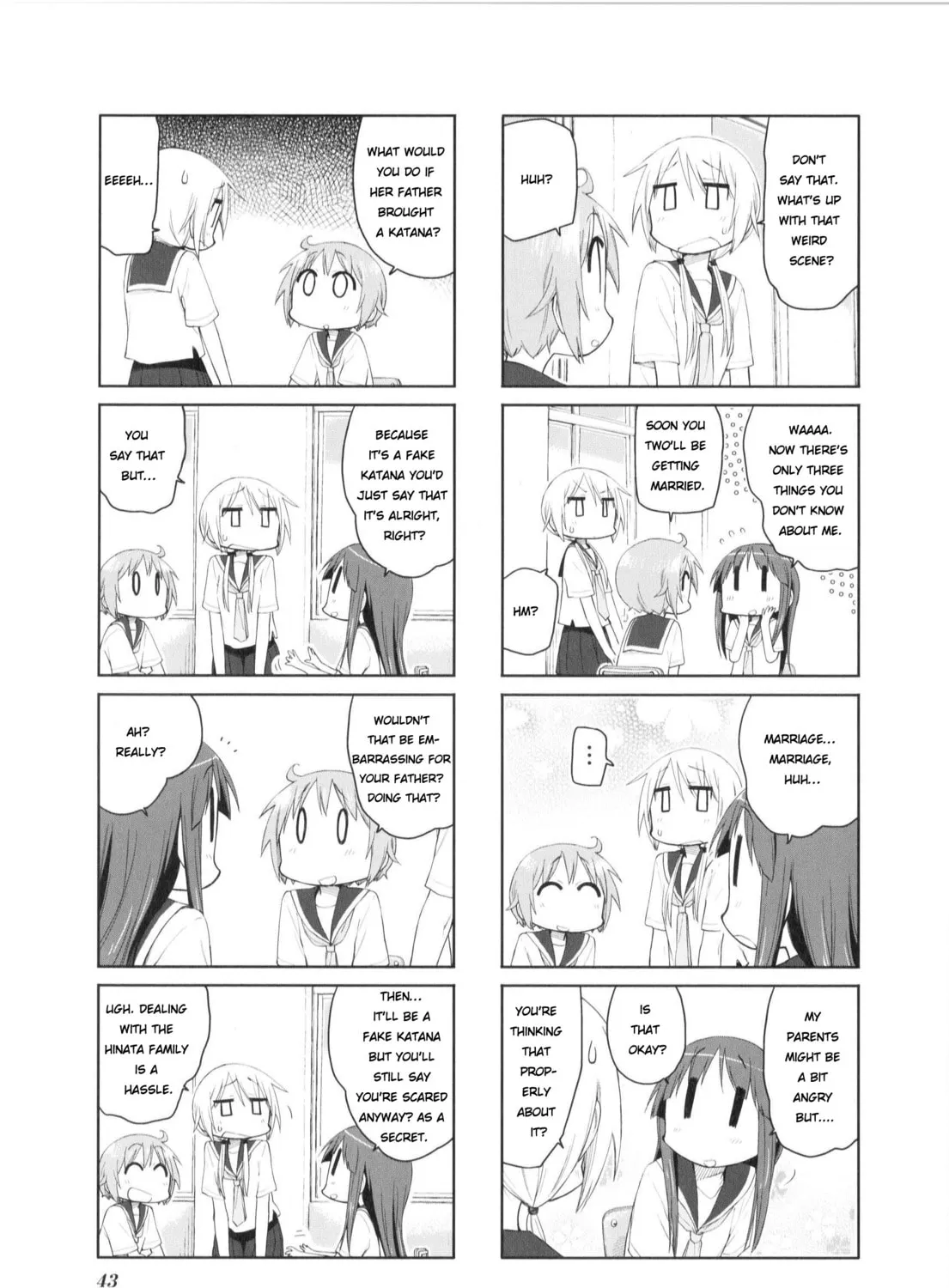 Read Yuyushiki chapter 77 image 8 on Lezhin