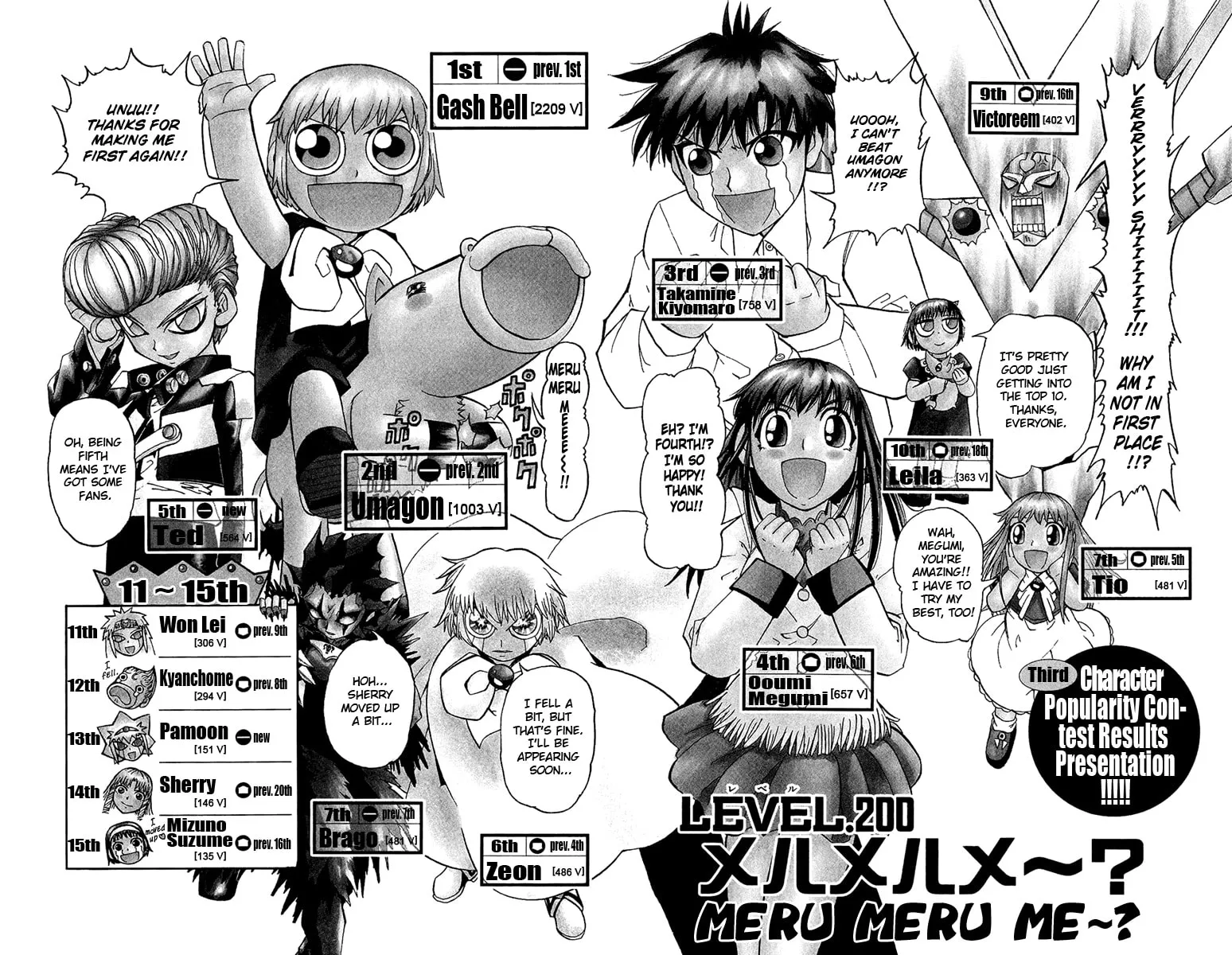 Read Zatch Bell! chapter 200 image 1 on Lezhin