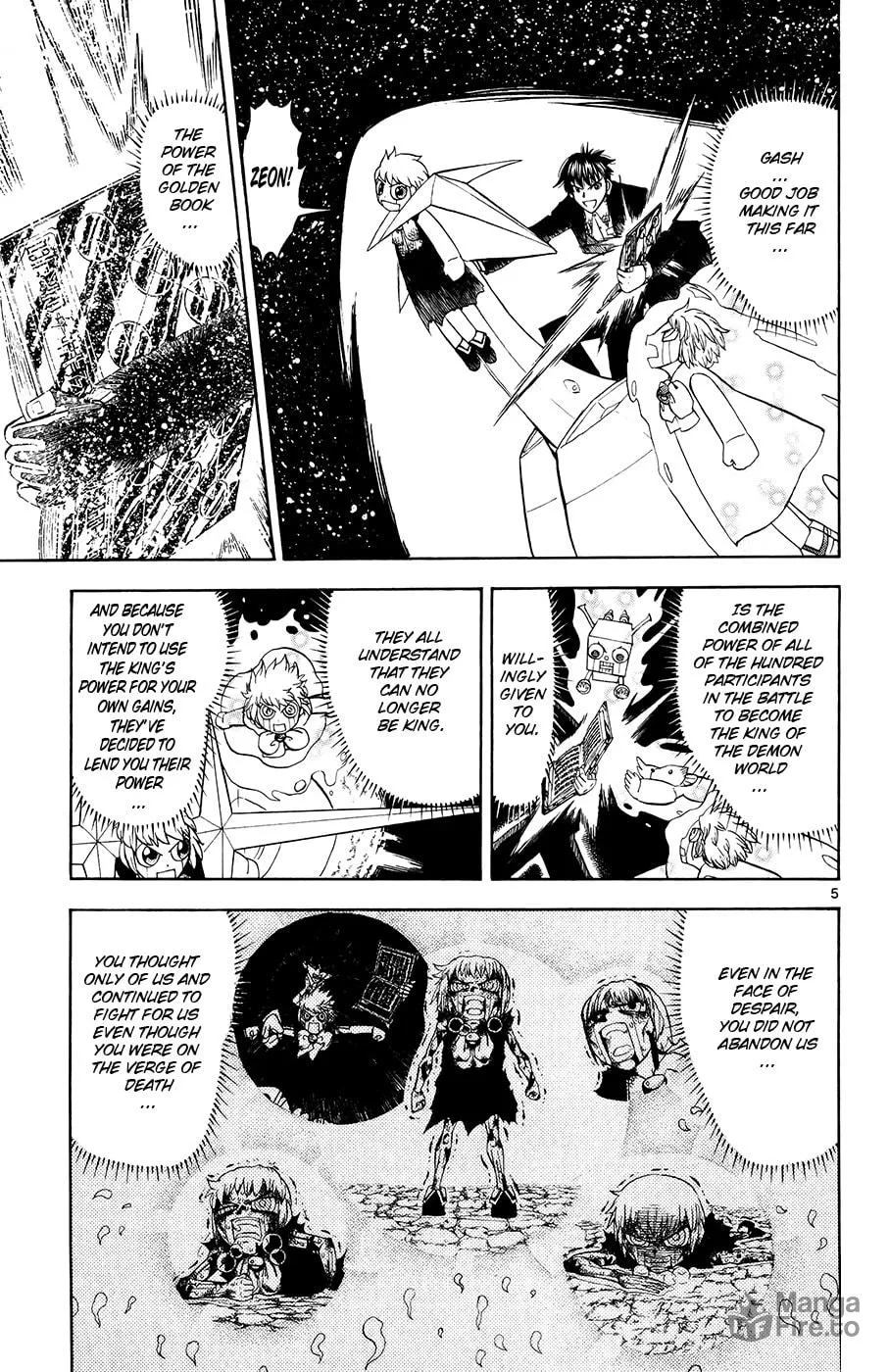 Read Zatch Bell! chapter 319 image 4 on Lezhin