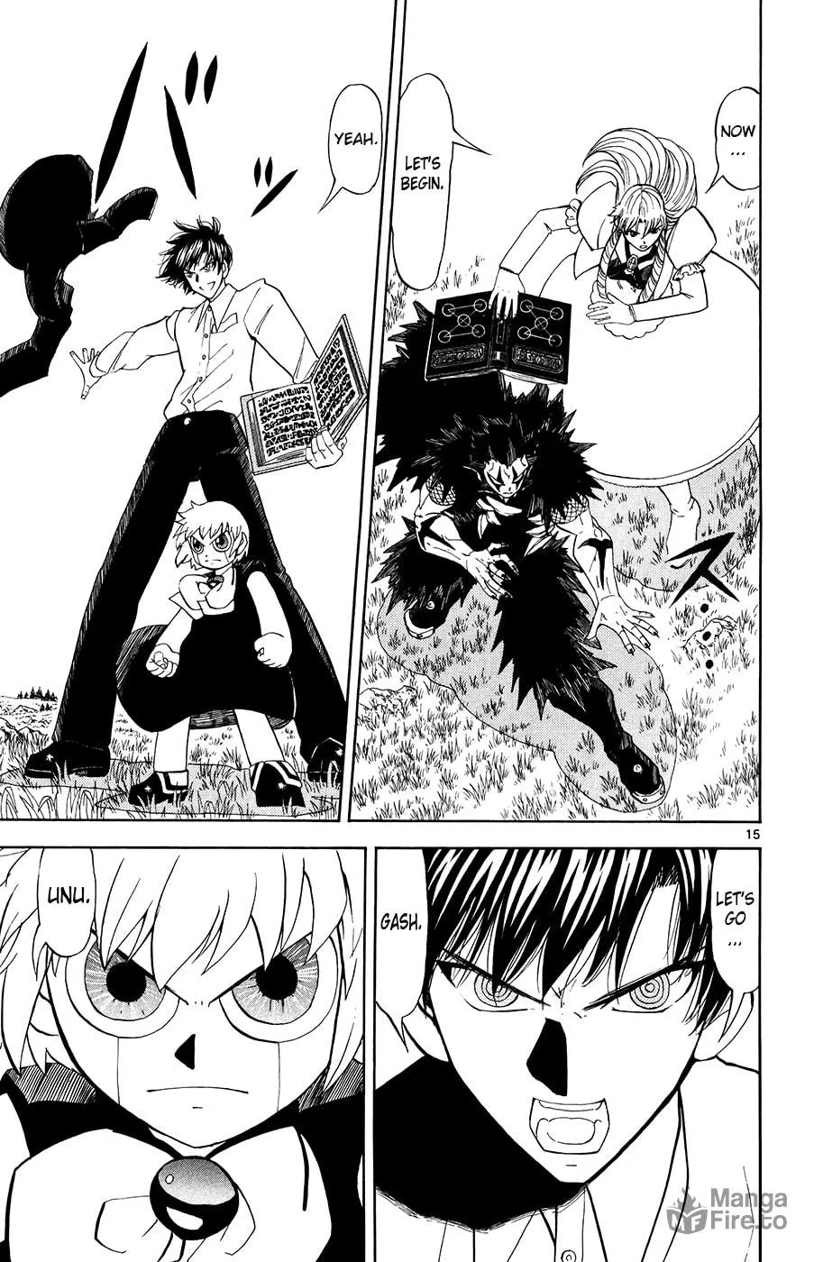Read Zatch Bell! chapter 320 image 14 on Lezhin