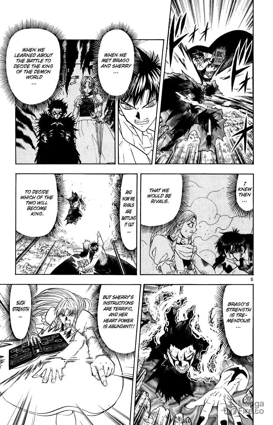 Read Zatch Bell! chapter 321 image 4 on Lezhin