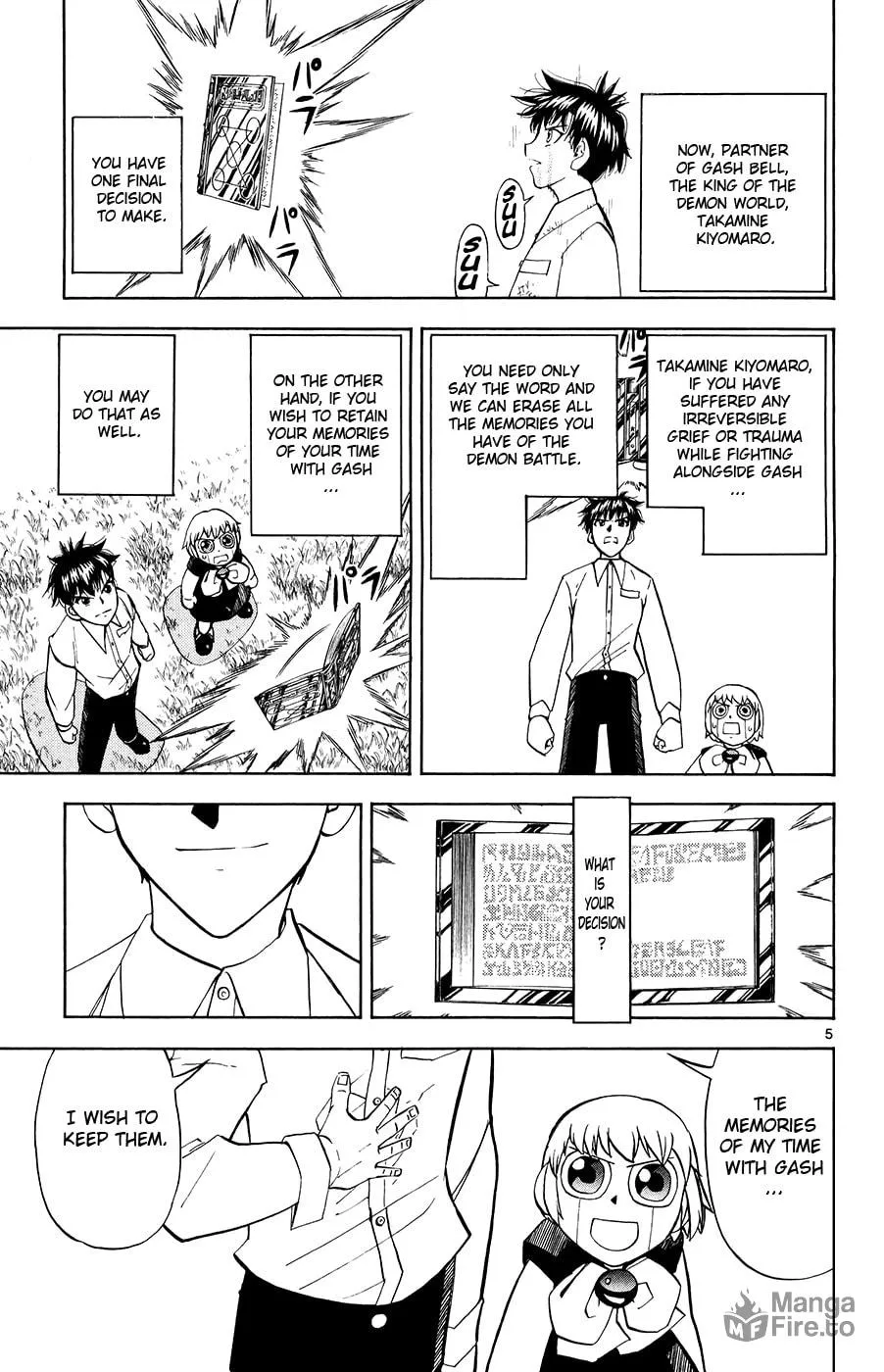 Read Zatch Bell! chapter 322 image 4 on Lezhin