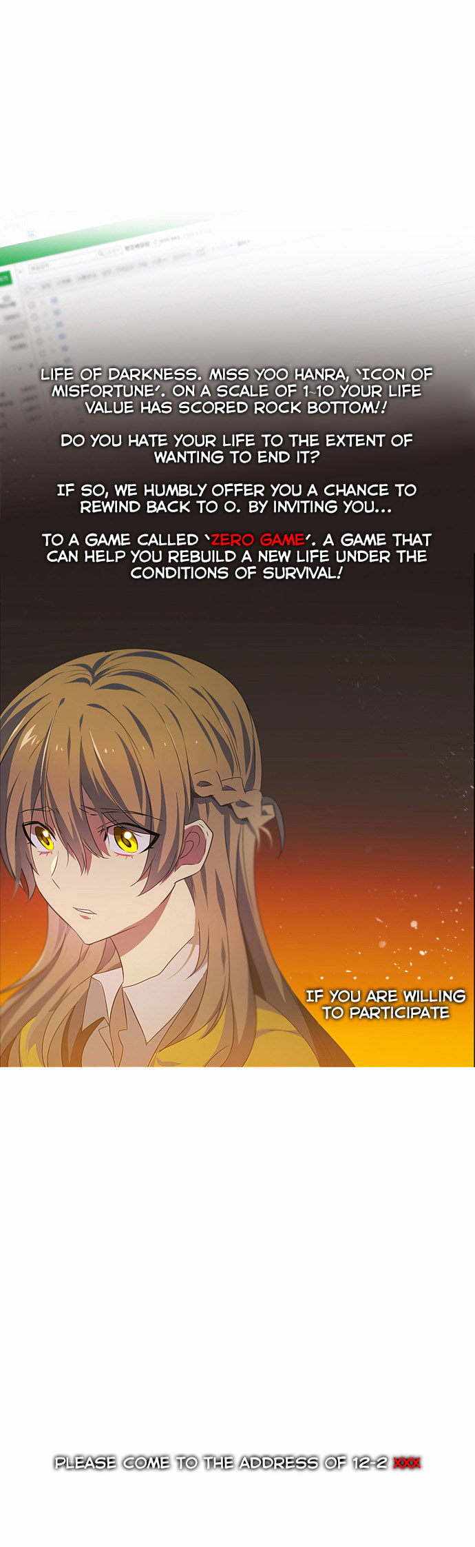 Read Zero Game chapter 0.2 image 22 on Lezhin