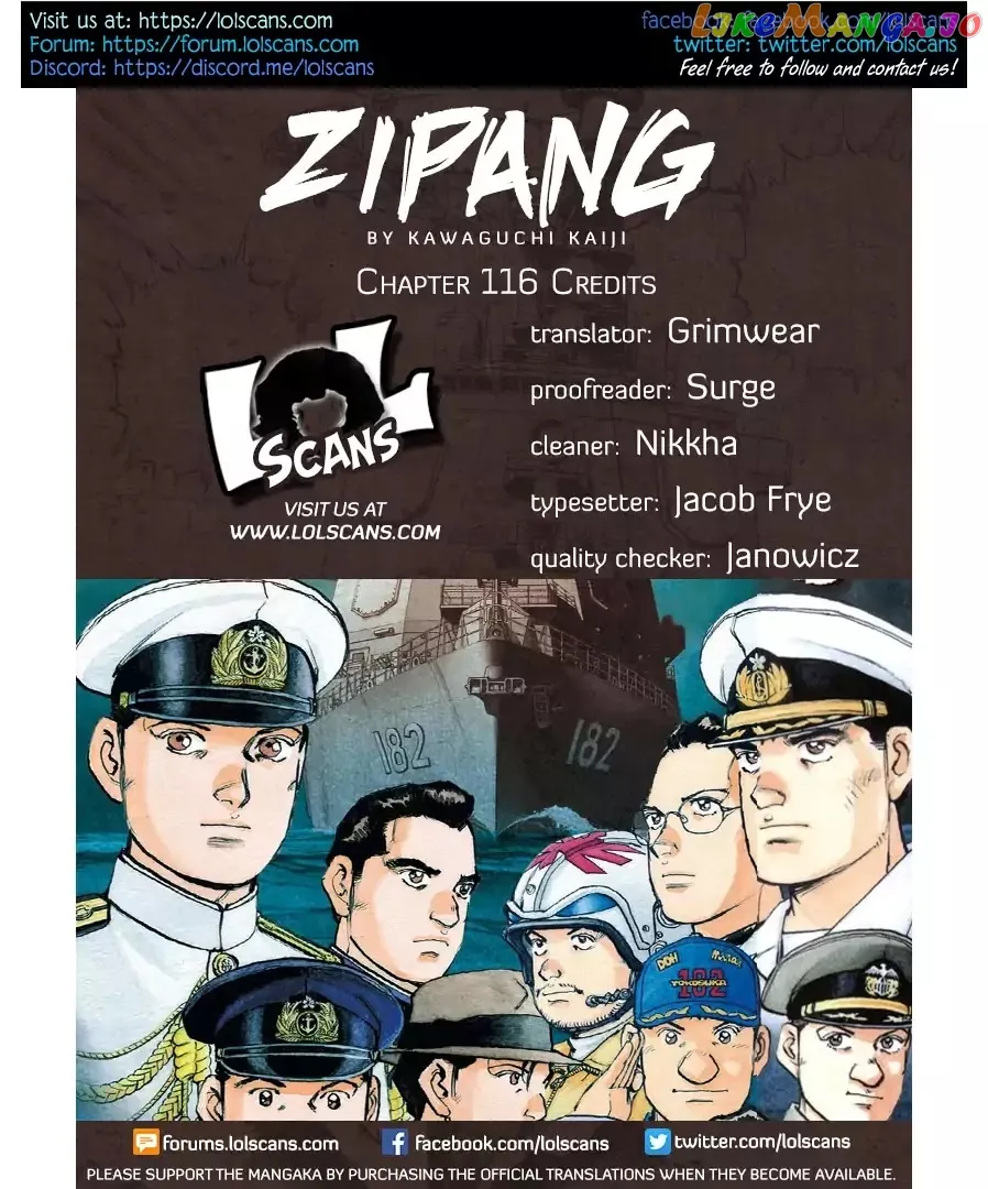 Read Zipang  Manga chapter 116 image 0 on Lezhin
