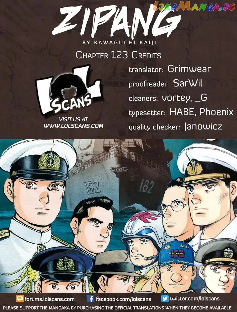 Read Zipang  Manga chapter 123 image 1 on Lezhin