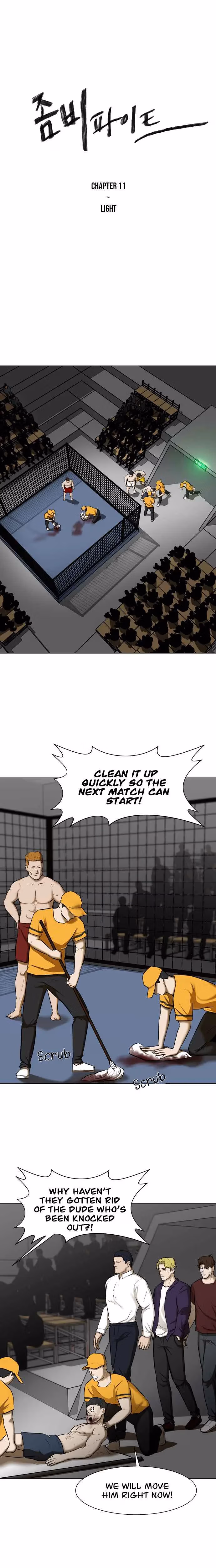 Read Zombie Fight chapter 11 image 1 on Lezhin