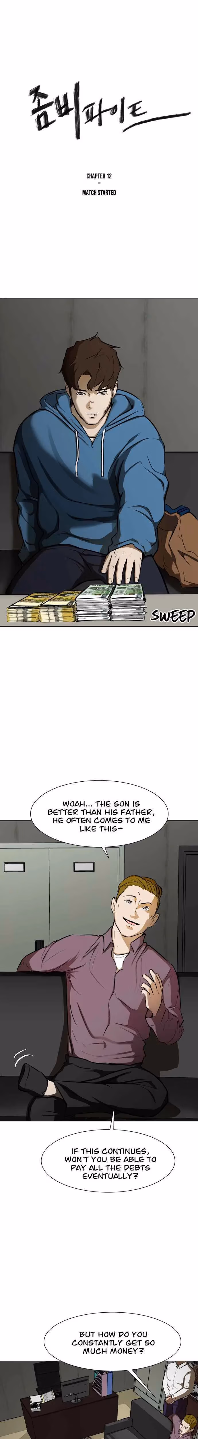 Read Zombie Fight chapter 12 image 1 on Lezhin