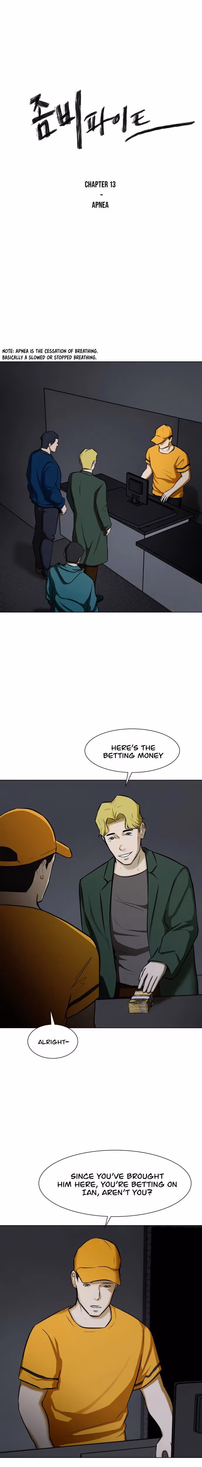 Read Zombie Fight chapter 13 image 1 on Lezhin