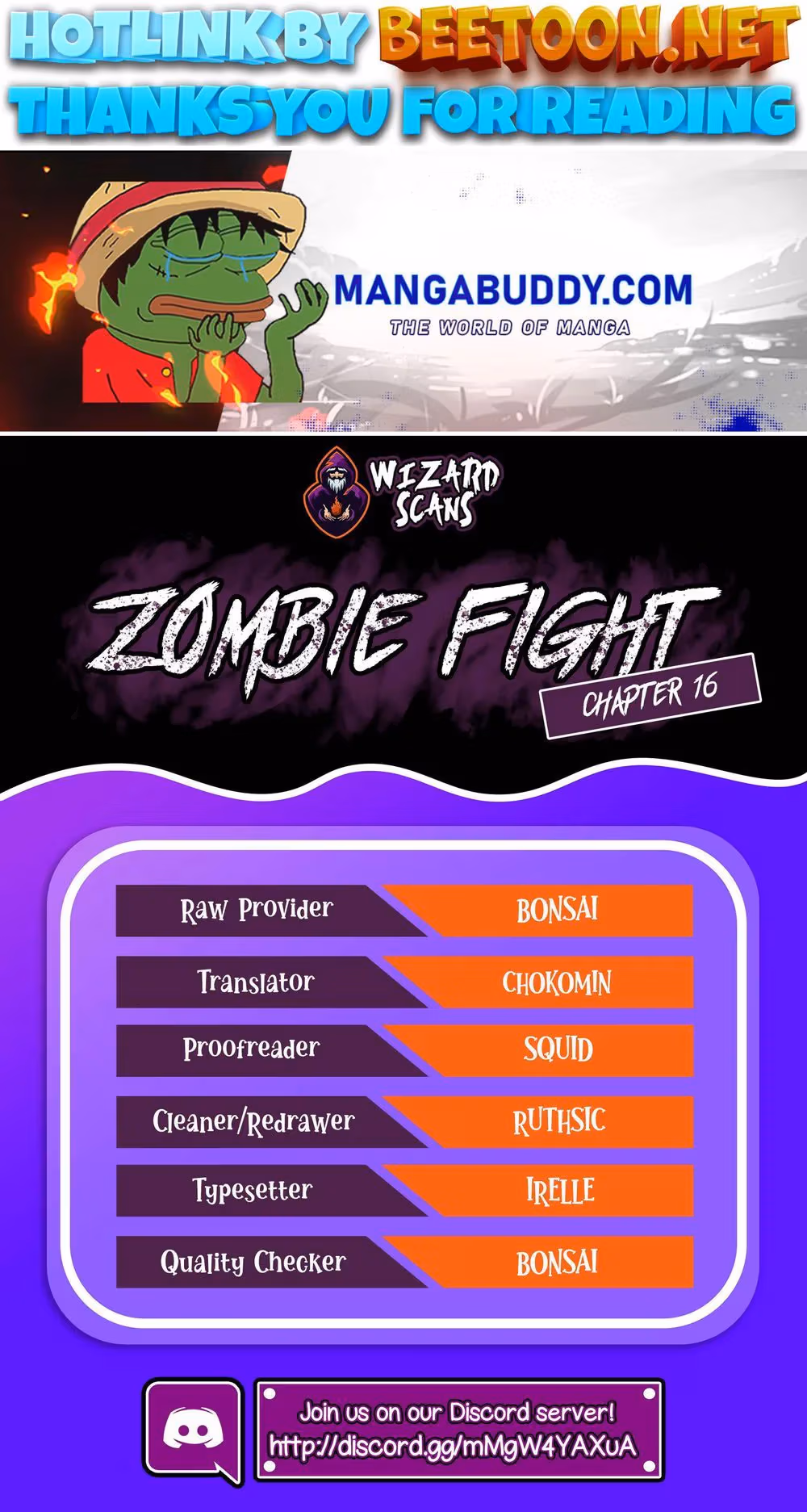 Read Zombie Fight chapter 16 image 0 on Lezhin
