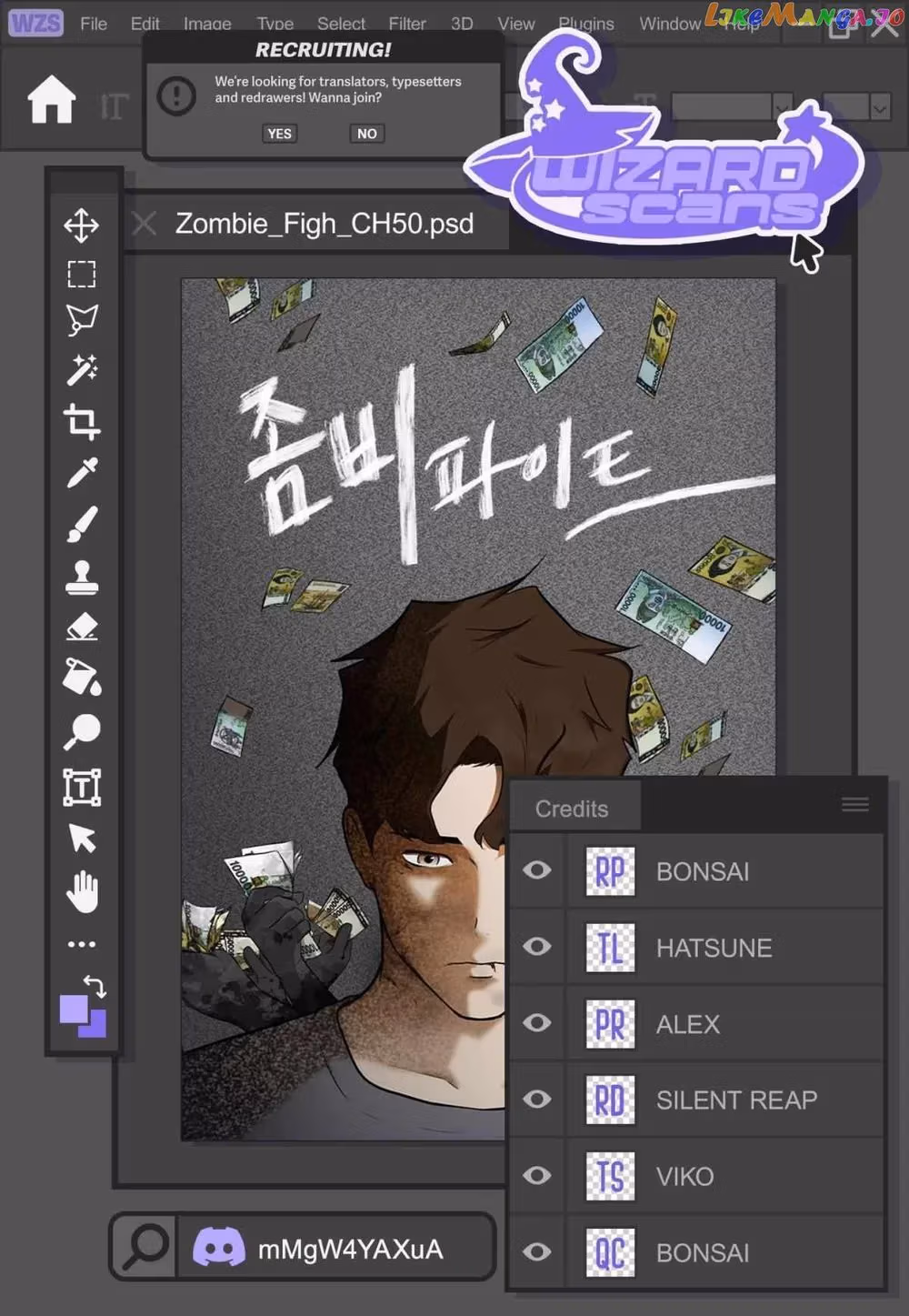 Read Zombie Fight chapter 50 image 0 on Lezhin