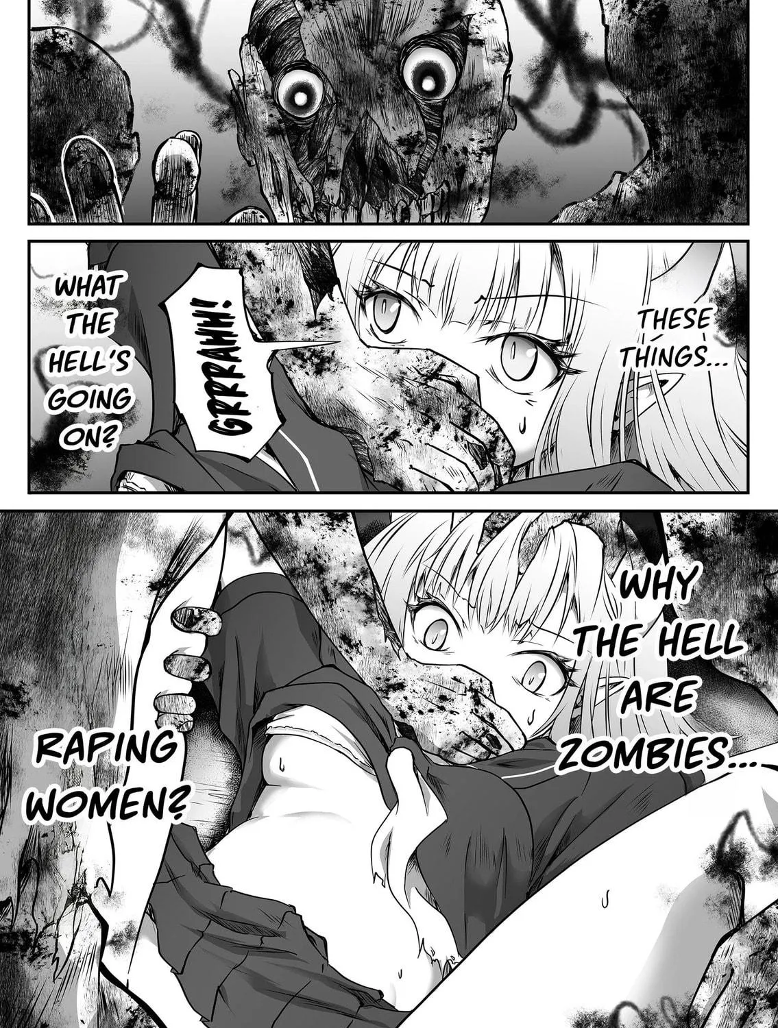 Read ZOMBIE vs Onimusume chapter 1 image 16 on Lezhin