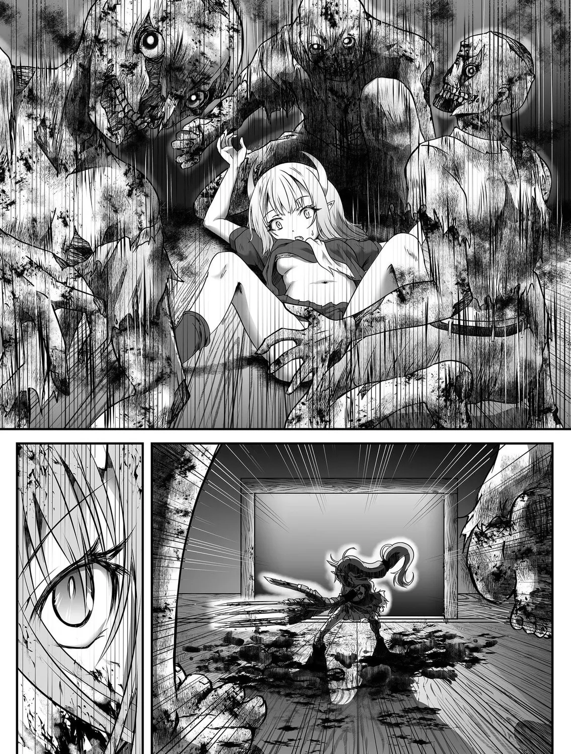 Read ZOMBIE vs Onimusume chapter 1 image 26 on Lezhin