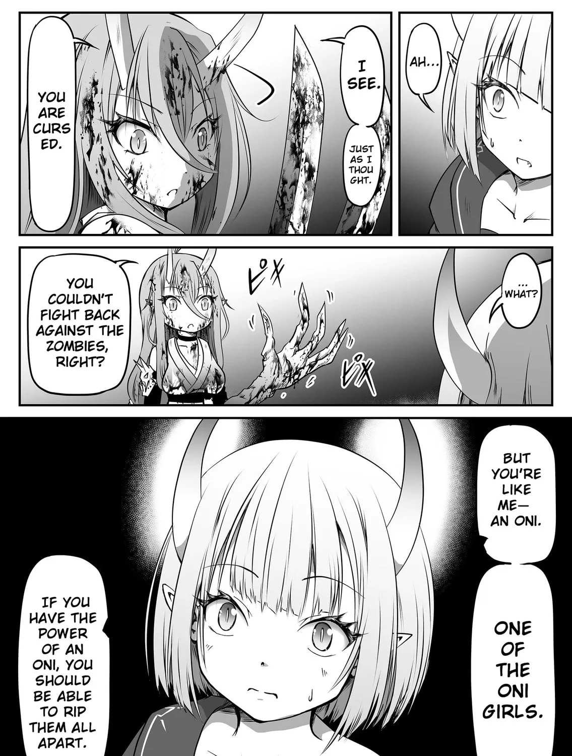 Read ZOMBIE vs Onimusume chapter 1 image 32 on Lezhin