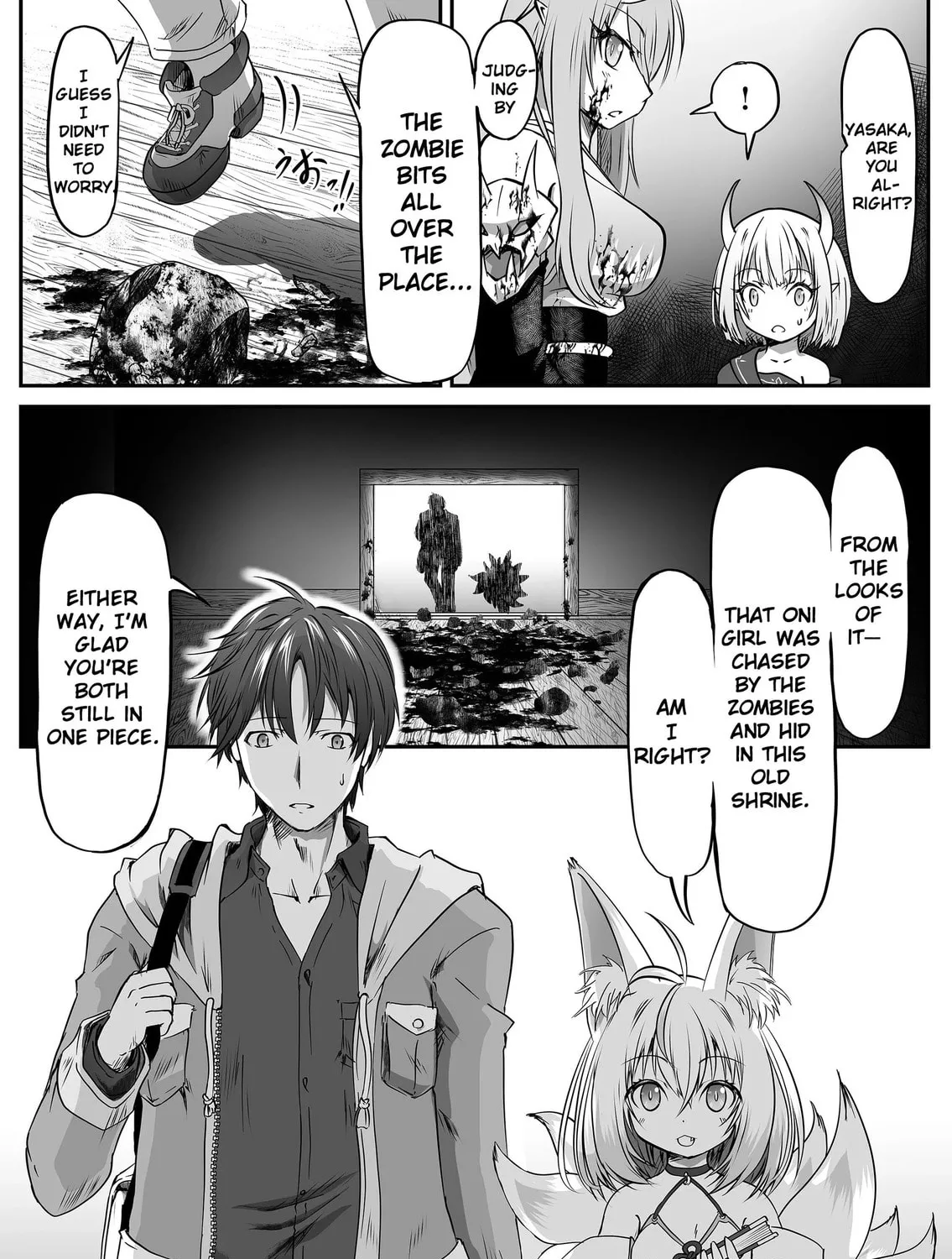 Read ZOMBIE vs Onimusume chapter 1 image 36 on Lezhin