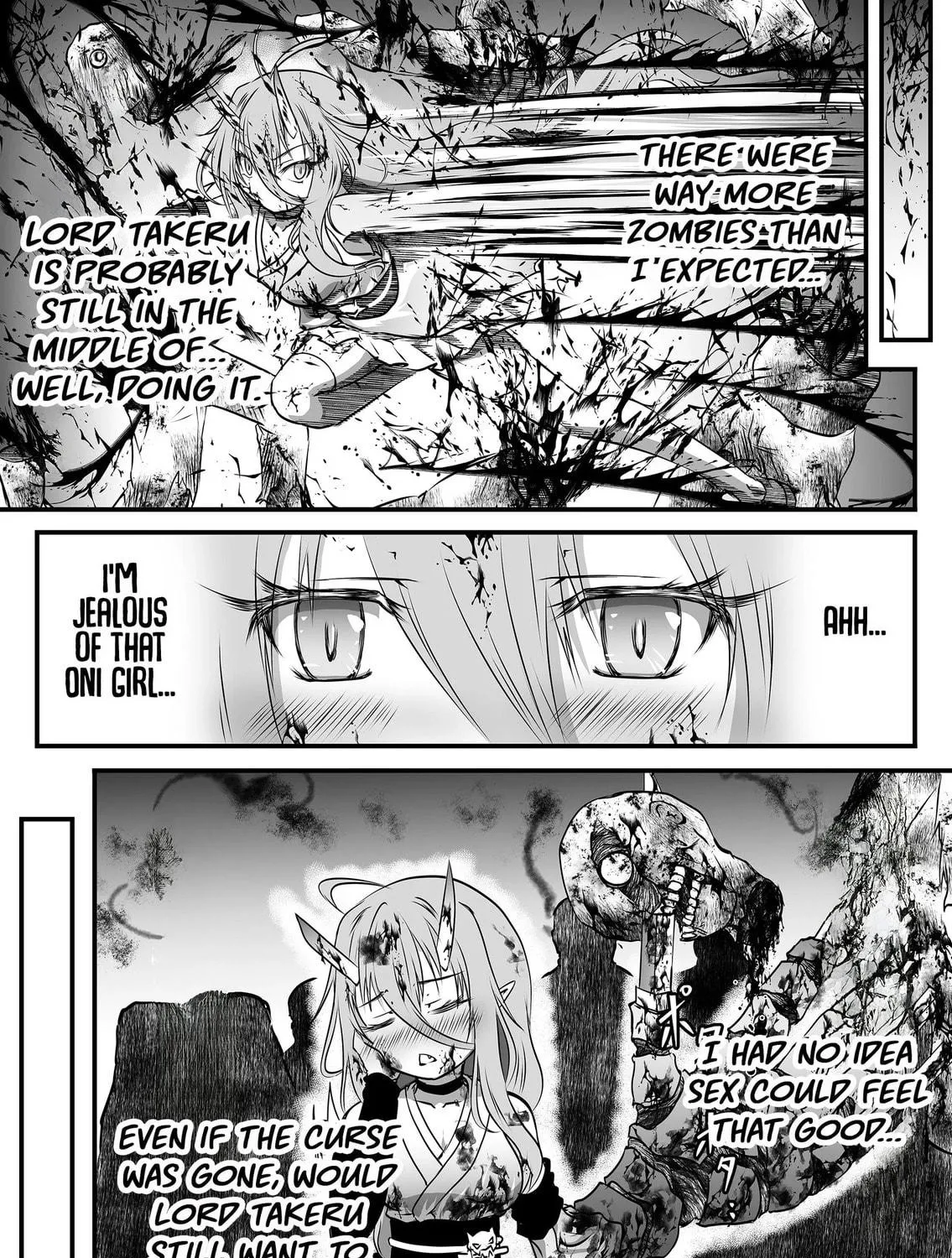 Read ZOMBIE vs Onimusume chapter 3 image 4 on Lezhin