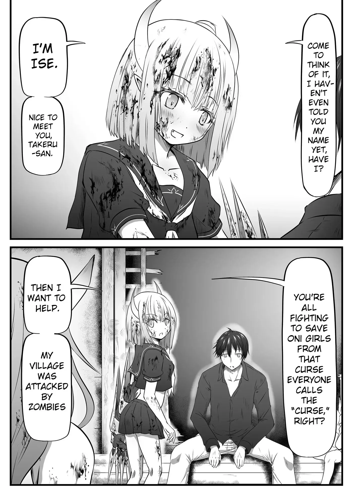 Read ZOMBIE vs Onimusume chapter 4 image 9 on Lezhin