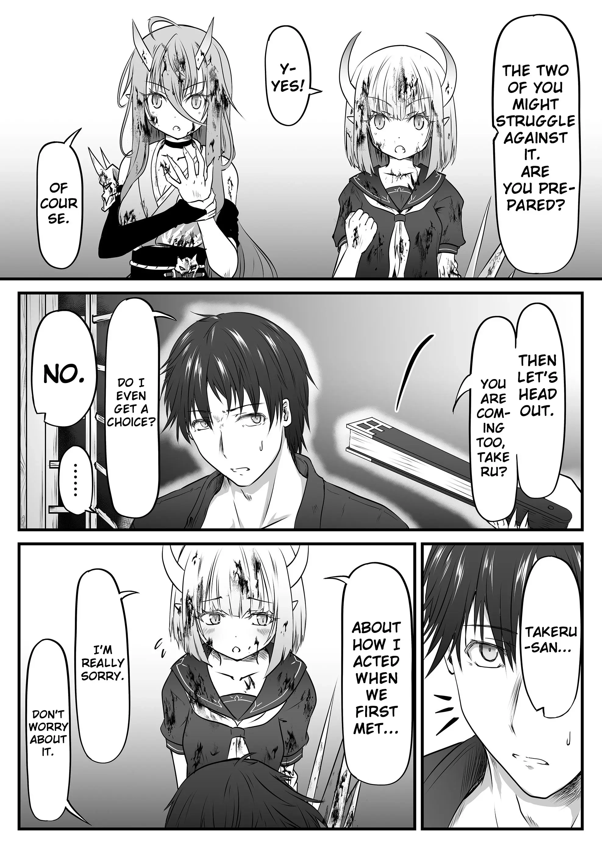 Read ZOMBIE vs Onimusume chapter 5 image 1 on Lezhin